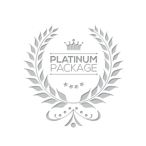 Platinum Package Laurels Wreath Badge